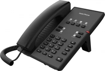 Телефон IP Fanvil H1-2 Wire черный