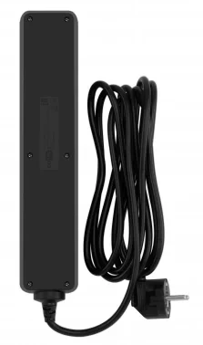 Сетевой фильтр PC Pet AP01006-3-B 3м (5 розеток) черный (пакет ПЭ)