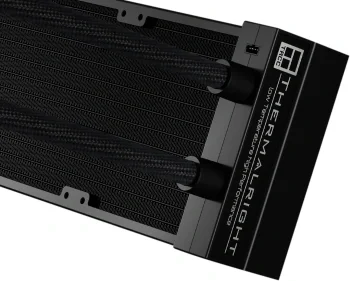 Система водяного охлаждения Thermalright Stream Vision 360 нет подсветки Soc-AM5/AM4/1200/1700/1851 черный 4-pin 31.4dB Al LCD Ret (S-VISION-360-BL)