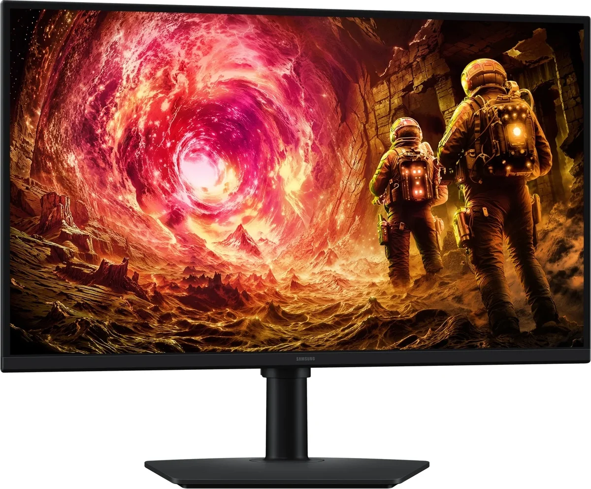 Монитор Samsung 27" Odyssey G5 LS27FG502EIXCI черный IPS LED 16:9 HDMI матовая HAS Piv 1000:1 300cd 178гр/178гр 2560x1440 180Hz G-Sync FreeSync DP QHD 4.1кг