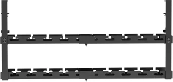 Кабель-канал Cactus CS-CM-700-2BK CS-CM-700-2 для столов 72.8x13.5x34.2см черный