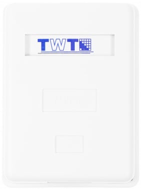 Розетка Lanmaster TWT-SM1-45-WH RJ45 1 кат.5E бел. (упак.:1шт)