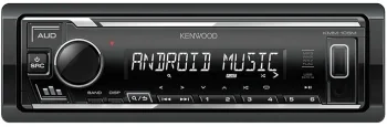 Автомагнитола Kenwood KMM-105M 1DIN 4x50Вт USB 2.0 AUX 3 RDS