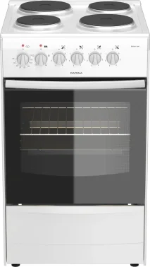 Плита Электрическая Darina 1B EM 341 406 W белый/черный эмаль (без крышки)