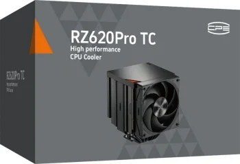 Устройство охлаждения(кулер) PcCooler RZ620Pro TC нет подсветки Soc-AM5/AM4/1151/1200/2066/1700 черный 4-pin 28-32dB Al+Cu 265W Ret (RZ620PROTC-BKNWYX-GL)