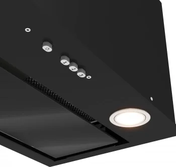 Вытяжка встраиваемая Elikor Cube 60П-1000 черный управление: кнопочное (1 мотор)