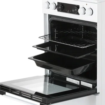 Плита Комбинированная Gorenje GK5C40WF белый (стеклянная крышка) реш.чугун