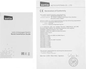 Коммутатор Netis ST3124P (L2) 24x100Мбит/с неуправляемый