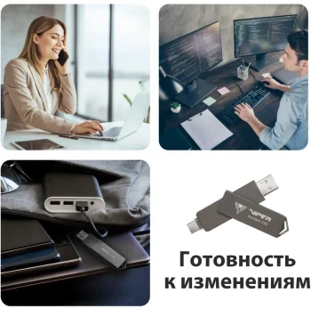 Накопитель SSD Patriot USB3.2 Gen2 1TB PVP301TB28UDG PVP30 Viper черный