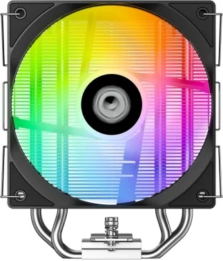 Устройство охлаждения(кулер) ID-Cooling SE-214-XT V2 ARGB Soc-AM5/AM4/1200/1700/1851 серебристый/черный 4-pin 16-27.2dB Al+Cu 200W 810gr Ret (SE-214-XT V2 ARGB)