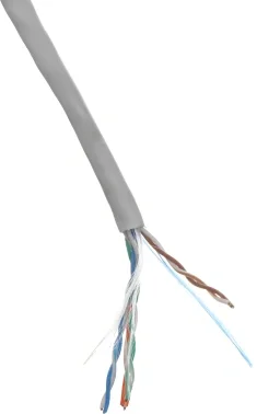 Кабель сетевой информационный NetOn 01-0302 кат.5E UTP 4 пары 24AWG PVC внутренний 305м серый