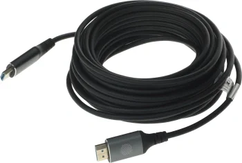 Кабель аудио-видео Cactus CS-HDMI-AOC-2-10 HDMI (m)/HDMI (m) 10м. позолоч.конт. черный