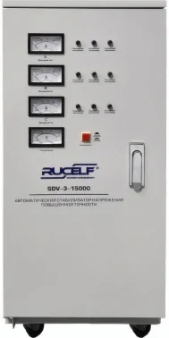 Стабилизатор напряжения Rucelf SDV-3-15000 15кВА трехфазный белый