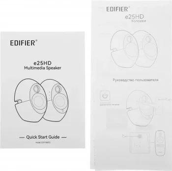 Колонки Edifier E25HD 2.0 черный 74Вт BT