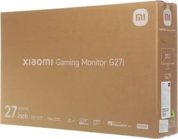 Монитор Xiaomi 27" Monitor G27i 2026 черный IPS LED 16:9 HDMI матовая 1000:1 400cd 178гр/178гр 1920x1080 200Hz FreeSync Premium DP FHD 3.9кг
