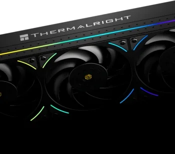 Система водяного охлаждения Thermalright Peerless Vision 360 UB ARGB Soc-AM5/AM4/1200/1700/1851 черный 4-pin 27dB Al LCD Ret (P-VISION-UB-360-BL-ARGB)
