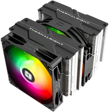 Устройство охлаждения(кулер) Thermalright Peerless Assassin 140 SE ARGB Soc-AM5/AM4/1200/1700/1851 черный 4-pin 29.5dB Al+Cu 1000gr Ret (PA140-SE-ARGB)