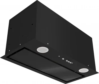 Вытяжка встраиваемая Elikor Cube 60П-1000 черный управление: кнопочное (1 мотор)