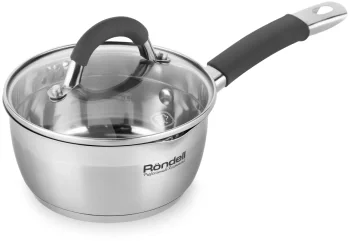 Ковш Rondell Flamme RDS-026 1.3л. d=16см (с крышкой) стальной