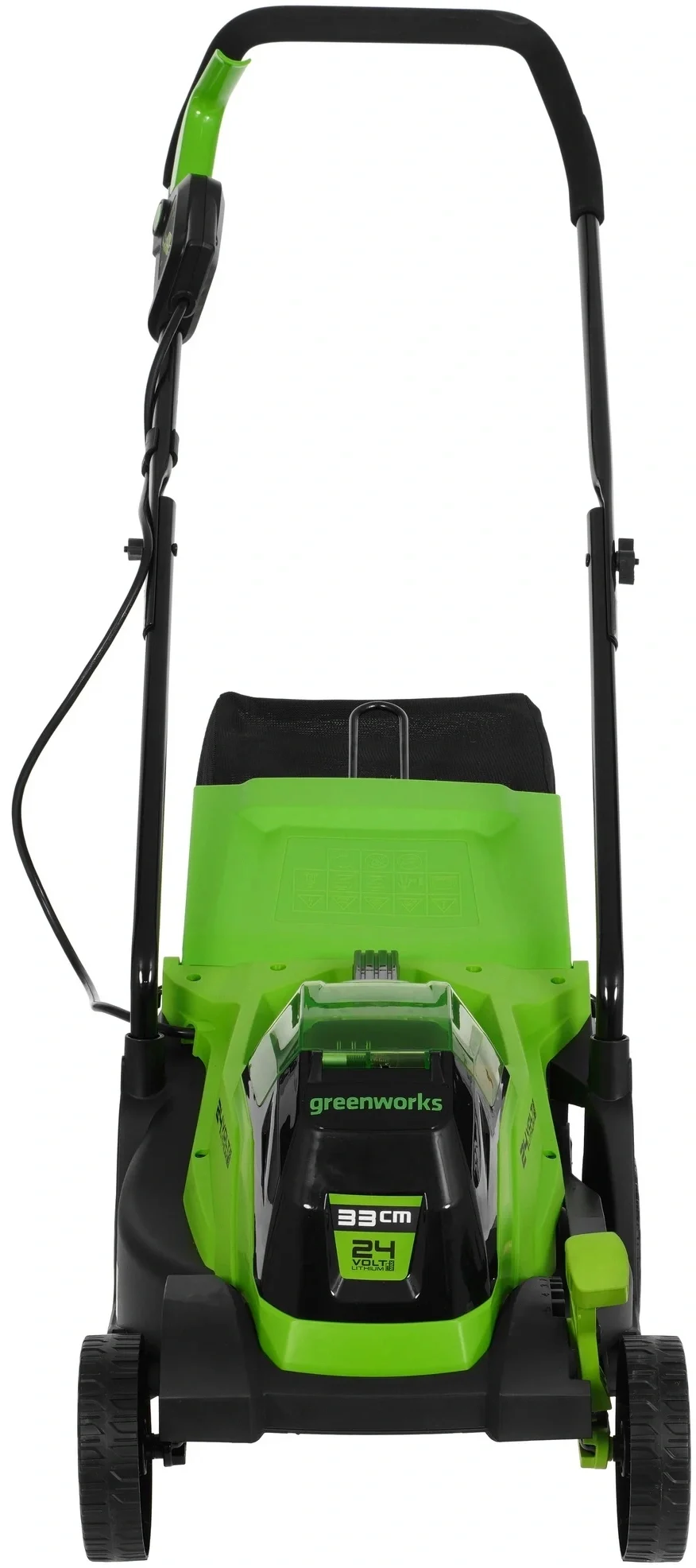 Газонокосилка роторная Greenworks GD24LM33K4 (2516107UB)