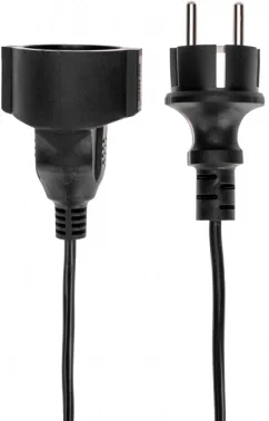 Удлинитель силовой PROconnect PROc-Uc (13-4909) 3x0.75кв.мм 1розет. 10м ПВС 6A без катушки черный