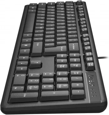 Клавиатура A4Tech KKS-3 черный USB кабель 1.5м