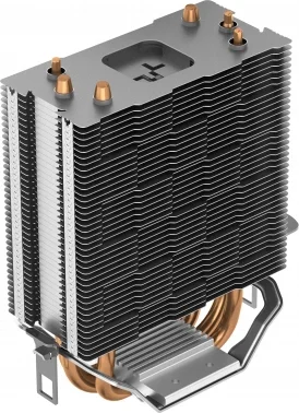 Устройство охлаждения(кулер) Deepcool AG300 LED RGB Soc-AM5/AM4/1200/1700/1851 серебристый 4-pin 18-31dB Al+Cu 150W 350gr Ret (R-AG300-BKLNMN-G)