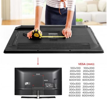 Кронштейн для телевизора Holder LCD-T6606 черный 32"-90" макс.60кг настенный наклон