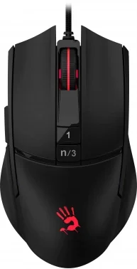 Мышь A4Tech Bloody L65 Max черный оптическая 12000dpi USB 6but (L65 MAX/STONE BLACK)