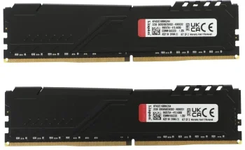 Память DDR4 2x32GB 3200MHz Kingston KF432C16BBK2/64 Fury Beast Black RTL Gaming PC4-25600 CL16 DIMM UDIMM 288-pin 1.35В dual rank с радиатором Ret