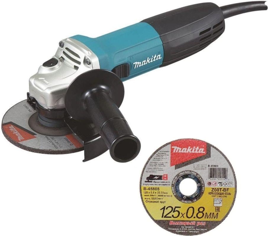 Угловая шлифовальная машина Makita GA5030RX8 720Вт 11000об/мин рез.шпин.:M14 d=125мм