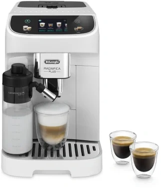 Кофемашина Delonghi Magnifica Plus ECAM320.60.W 1450Вт белый/черный