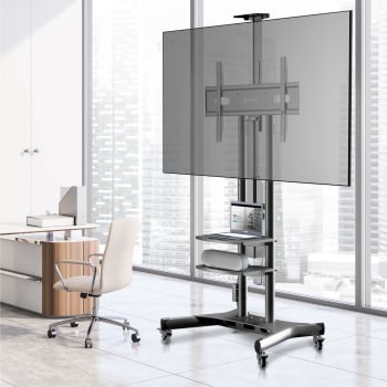 Подставка для телевизора Onkron TS1881 Elift черный 50"-86" макс.90кг напольный наклон (моторизованный лифт)