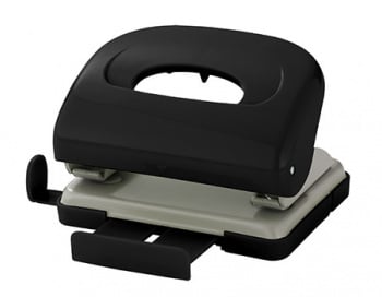 Дырокол Kw-Trio 09652black макс.:16лист. пластик черный отв.:2