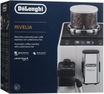Кофемашина Delonghi Rivelia EXAM440.55.G 1450Вт серый