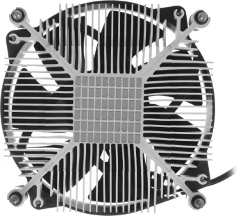 Устройство охлаждения(кулер) ID-Cooling DK-17 PWM Soc-1700/1851 черный 4-pin 14-26dB Al 65W 265gr Ret