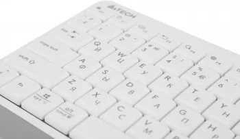 Клавиатура A4Tech FBK11 белый/серый USB беспроводная BT/Radio slim (FBK11 WHITE)