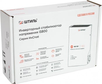 Стабилизатор напряжения Штиль ИнСтаб IS800 600Вт 800ВА белый