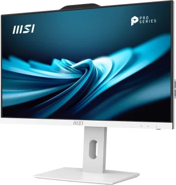 Моноблок MSI Pro AP242P 14M-676XRU 23.8" Full HD i3 14100 (3.5) 16Gb SSD512Gb UHDG 730 без ОС GbitEth WiFi BT 120W клавиатура мышь Cam белый 1920x1080