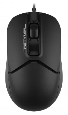 Мышь A4Tech Fstyler FM12 черный оптическая 1200dpi USB 3but (FM12 BLACK)