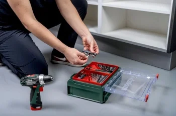 Дрель-шуруповерт Metabo PowerMaxx SB Basic Set аккум. патрон:быстрозажимной (кейс в комплекте) (600385710)