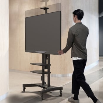 Подставка для телевизора Onkron TS1881 Elift черный 50"-86" макс.90кг напольный наклон (моторизованный лифт)