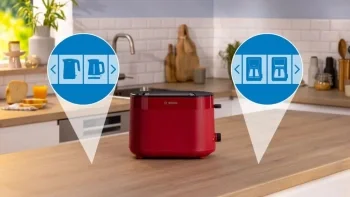 Тостер Bosch TAT2M124 950Вт красный
