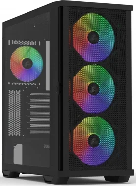 Корпус Zalman Z10 PLUS черный без БП ATX 10x120mm 4x140mm 2xUSB3.0 audio bott PSU