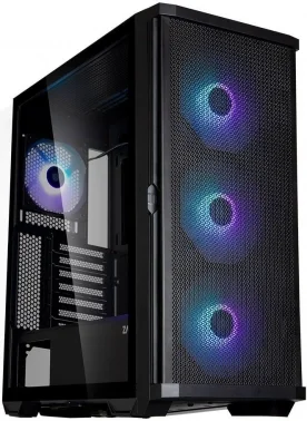 Корпус Zalman Z10 PLUS черный без БП ATX 10x120mm 4x140mm 2xUSB3.0 audio bott PSU