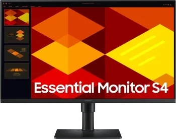 Монитор Samsung 27" Essential S4 S27D400GAUXEN черный IPS LED 16:9 HDMI матовая HAS Piv 1000:1 250cd 178гр/178гр 1920x1080 100Hz DP FHD USB 4кг