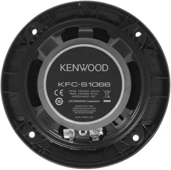 Колонки автомобильные Kenwood KFC-S1066 220Вт 88дБ 4Ом 10см (4дюйм) (ком.:2кол.) коаксиальные двухполосные