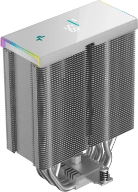 Устройство охлаждения(кулер) Deepcool AK500S Digital SE Wh ARGB Soc-AM5/AM4/1200/1700/1851 белый 4-pin 28dB Al+Cu LCD 240W 864gr Ret (R-AK500S-WHADMN-GJD)