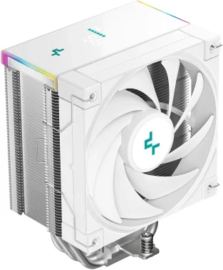 Устройство охлаждения(кулер) Deepcool AK500S Digital SE Wh ARGB Soc-AM5/AM4/1200/1700/1851 белый 4-pin 28dB Al+Cu LCD 240W 864gr Ret (R-AK500S-WHADMN-GJD)