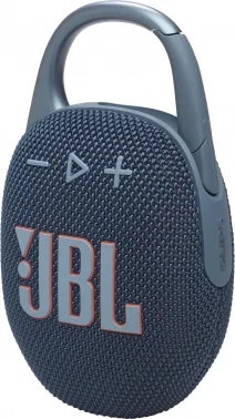 Колонка порт. JBL Clip 5 синий 7W 1.0 BT 10м 1400mAh (JBLCLIP5BLU)